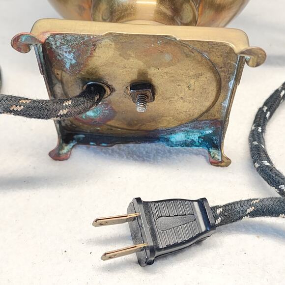 11" Samovar Russian Tula brass antique electric cord Stamped - Picture 13 of 15